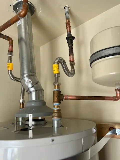 Water heater installation and plumbing repair in Jimtown